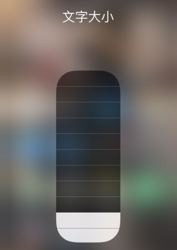 松北苹果手机维修分享小技巧：在 iPhone 控制中心快速调节字体大小 